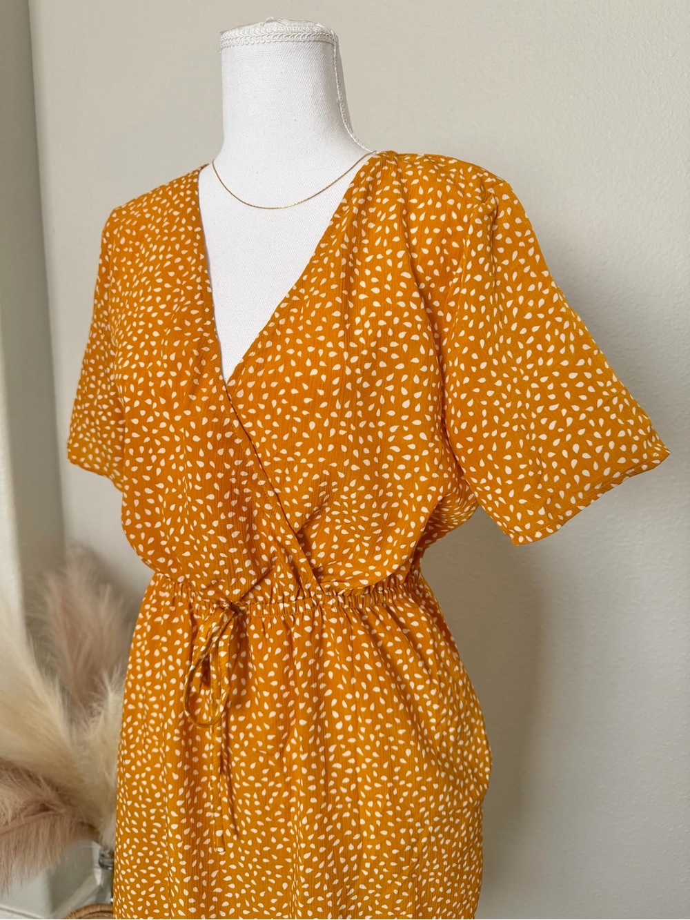 Cozy Co - Yellow Printed Garden Summer Dress - Picture 6 of 11